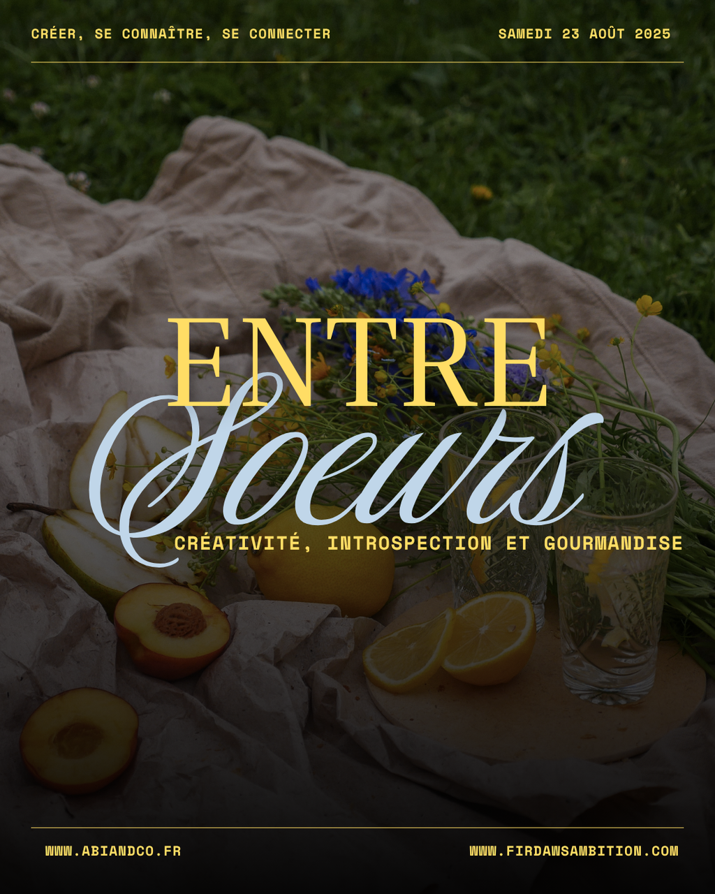 Pique-nique entre sœurs