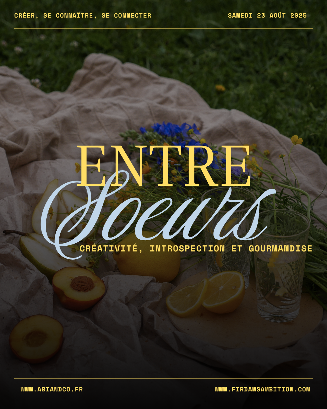 Pique-nique entre sœurs