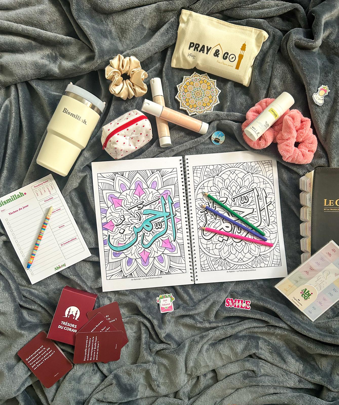 Les 99 noms d’Allah à colorier