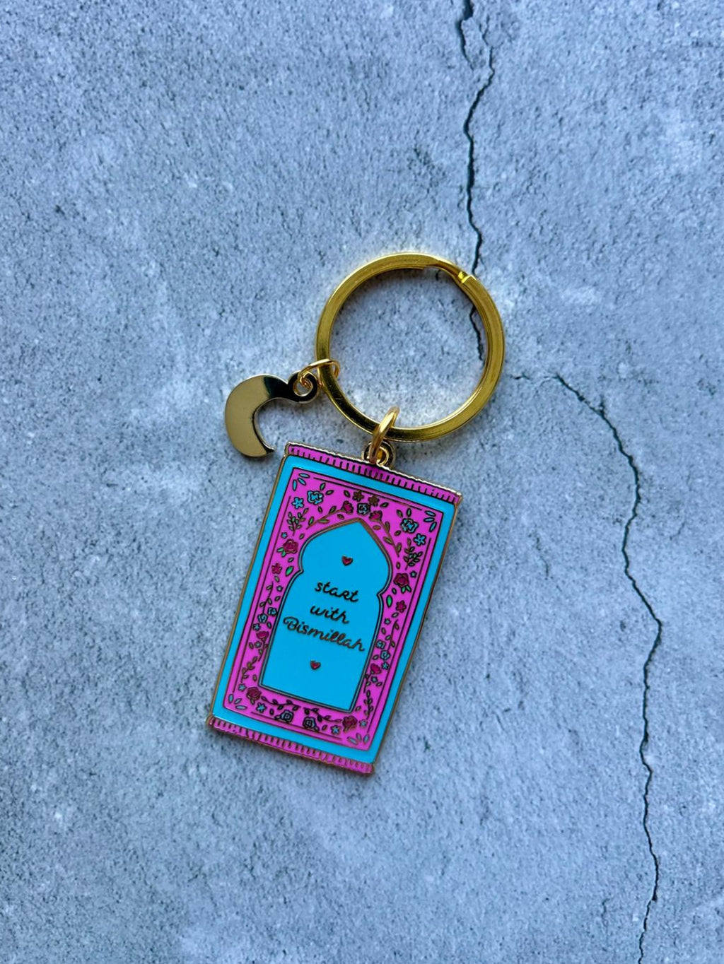 Porte-clés « Start with Bismillah »
