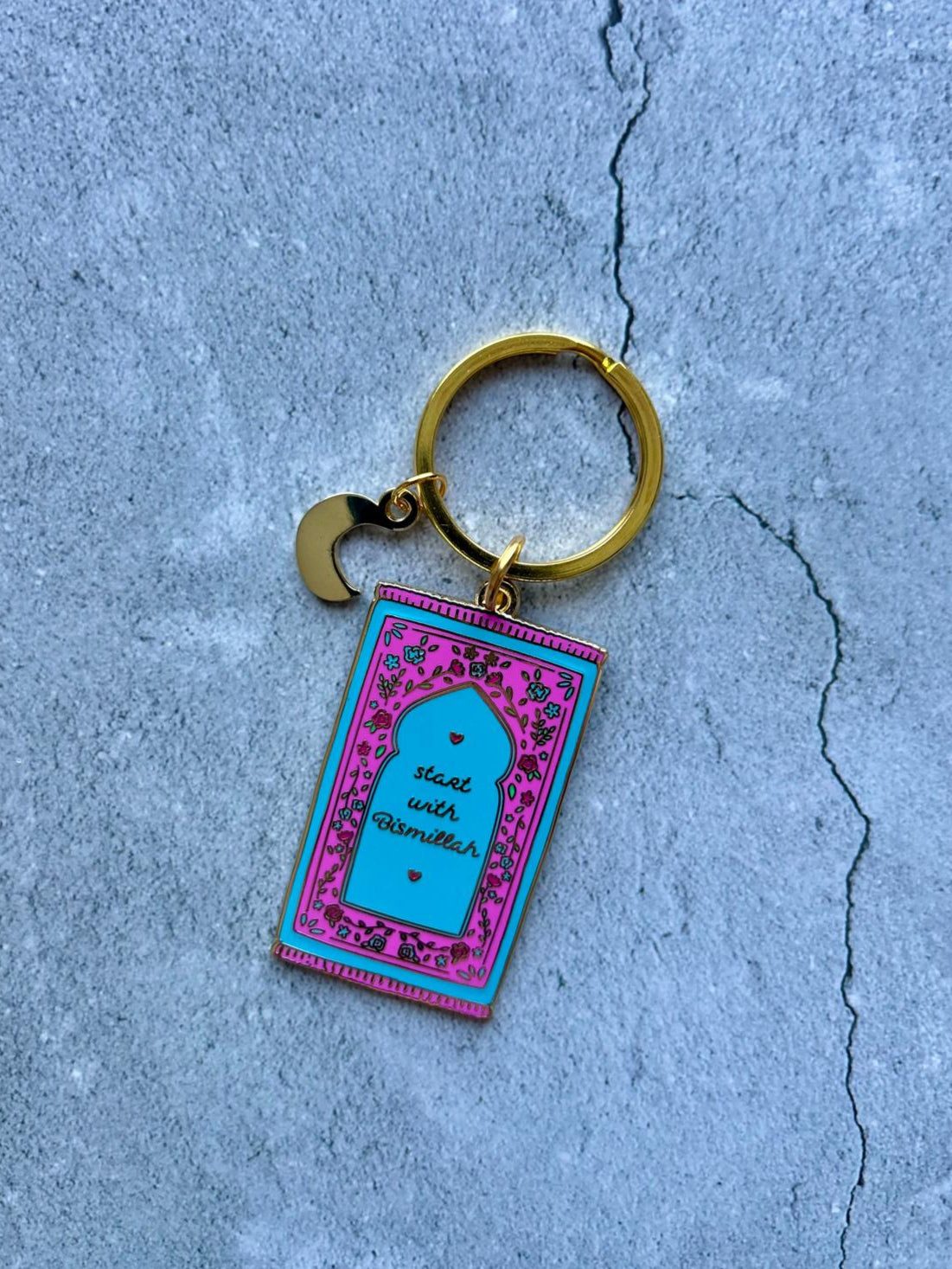 Porte-clés « Start with Bismillah »